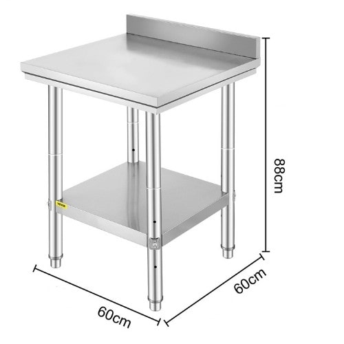 dimensions table inox 60x60 1