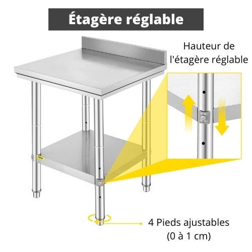 table inox reglable 60x60 1