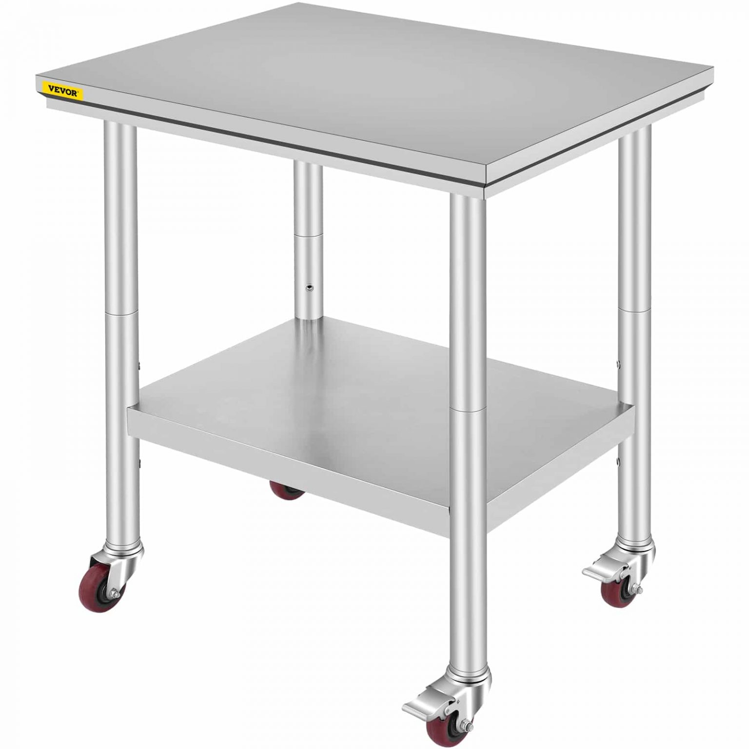 Table Inox Sur Roulettes Remplissage Pro