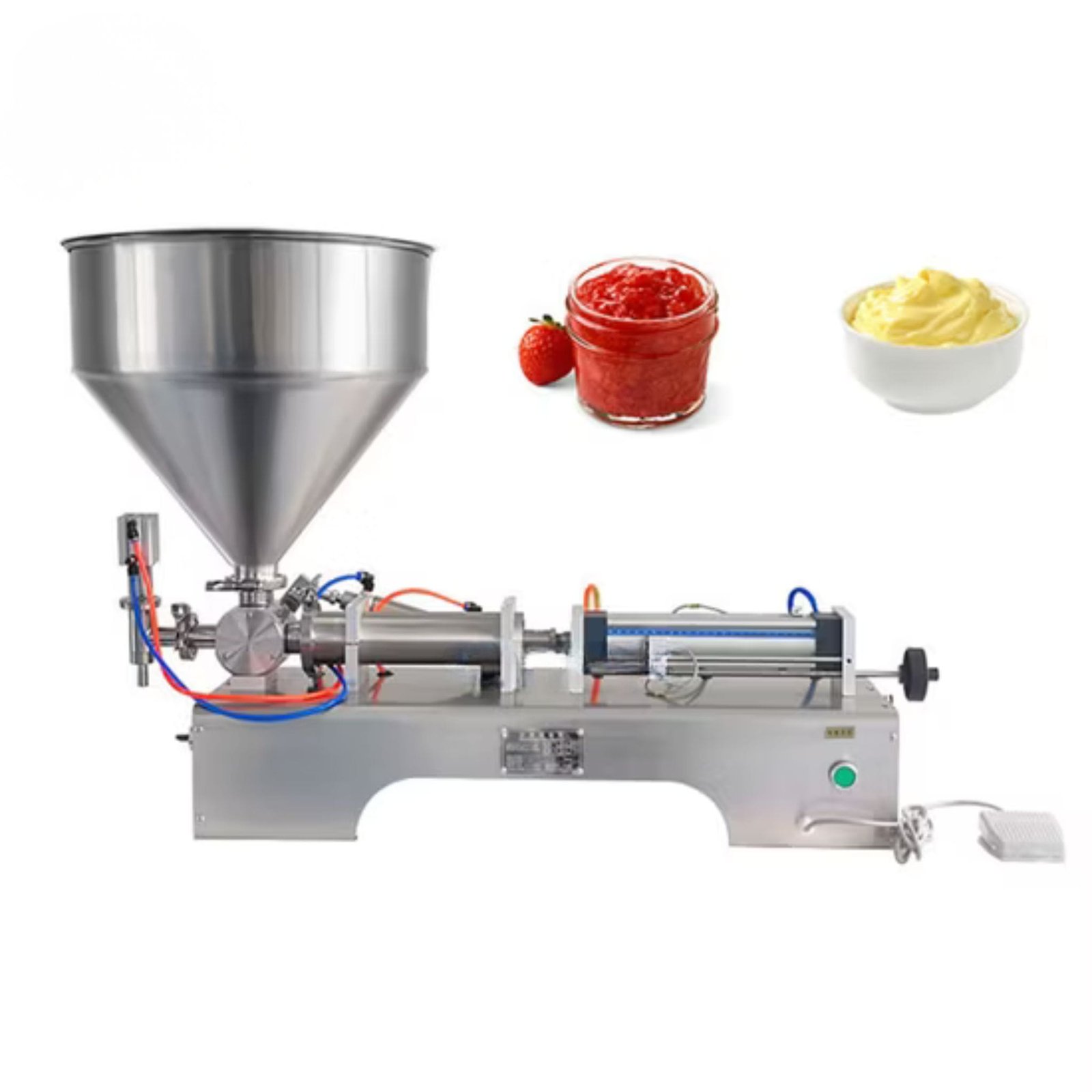 Remplisseuse liquide pneumatique pâte a tartiner